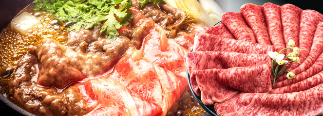 近江牛 すき焼き 食べ比べ