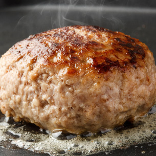飛騨牛100％のハンバーグ