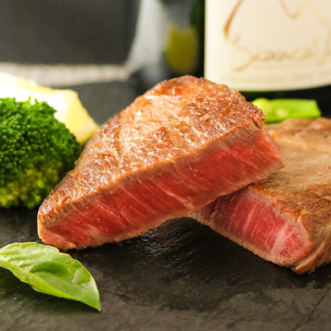 A5 希少部位 食べ比べ霜降り&赤身ステーキ