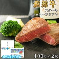 【お中元・夏ギフト】飛騨牛 シャトーブリアン ステーキ 200g 100g×2枚 A5 A4