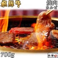 【旨さ極み!】飛騨牛 ギフト 焼肉 カルビ 700g 4〜5人前 A5・A4