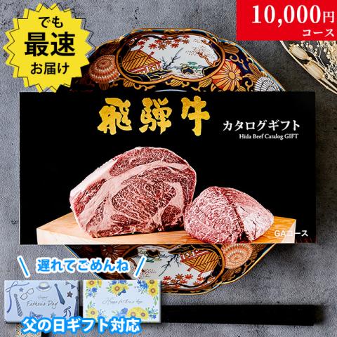 【父の日 2025年 限定 ラッピング 】飛騨牛カタログギフト 10,000円 (GAコース)